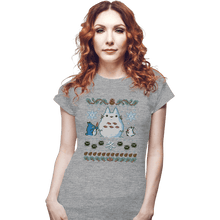 Load image into Gallery viewer, Daily_Deal_Shirts Fitted Shirts, Woman / Small / Sports Grey Snowtoro
