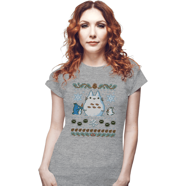 Daily_Deal_Shirts Fitted Shirts, Woman / Small / Sports Grey Snowtoro