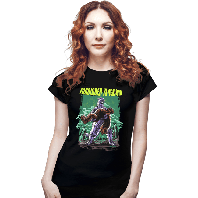 Secret_Shirts Fitted Shirts, Woman / Small / Black Forbidden Kingdom