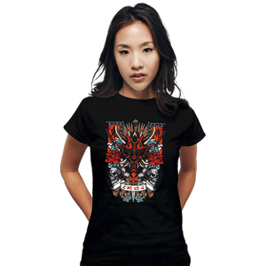 Shirts Fitted Shirts, Woman / Small / Black Dark Side Akuma