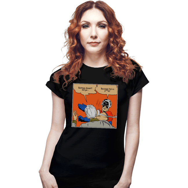 Secret_Shirts Fitted Shirts, Woman / Small / Black Peace Slap