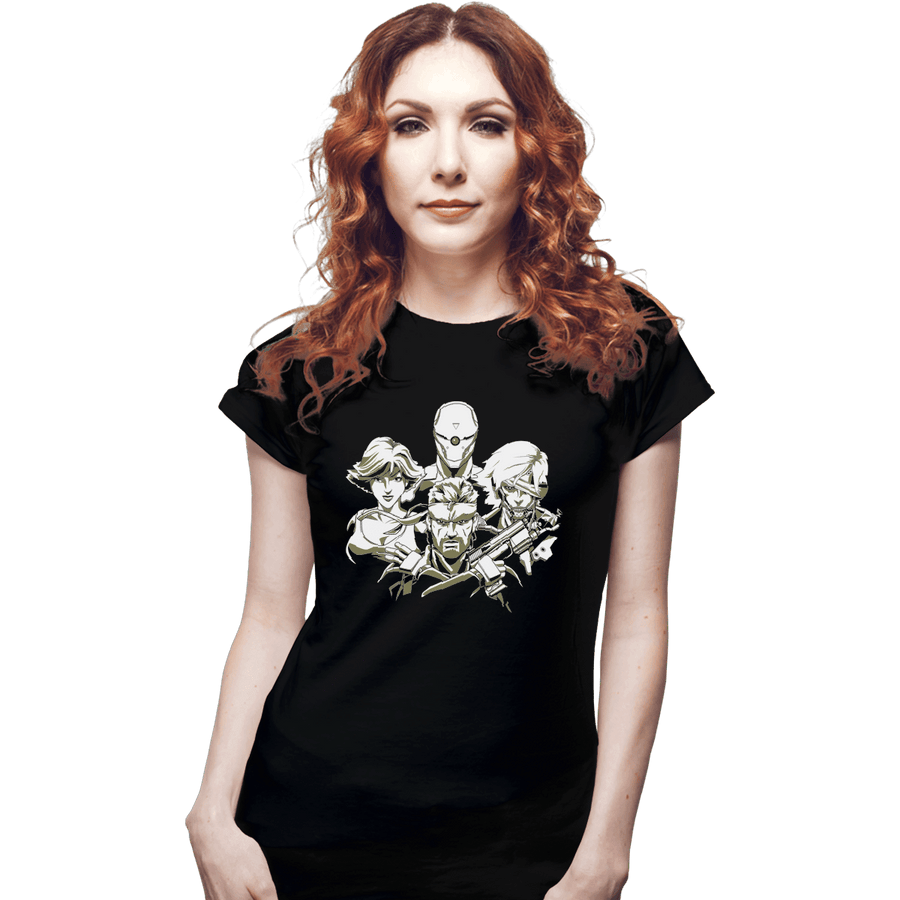 Shirts Fitted Shirts, Woman / Small / Black Metal Gear Rhapsody
