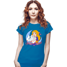 Load image into Gallery viewer, Daily_Deal_Shirts Fitted Shirts, Woman / Small / Sapphire Sailor Moon USA
