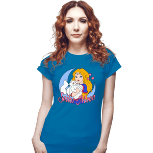 Daily_Deal_Shirts Fitted Shirts, Woman / Small / Sapphire Sailor Moon USA