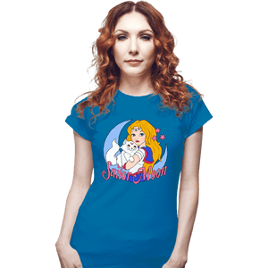 Daily_Deal_Shirts Fitted Shirts, Woman / Small / Sapphire Sailor Moon USA