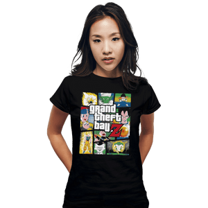 Shirts Fitted Shirts, Woman / Small / Black Grand Theft Ball Z