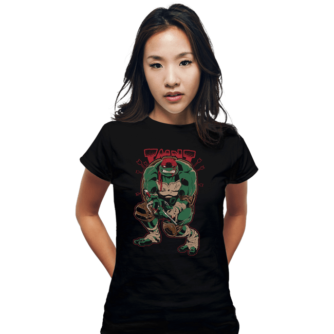 Daily_Deal_Shirts Fitted Shirts, Woman / Small / Black Dark Ninja Returns