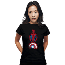 Load image into Gallery viewer, Shirts Fitted Shirts, Woman / Small / Black The Spider Is Coming
