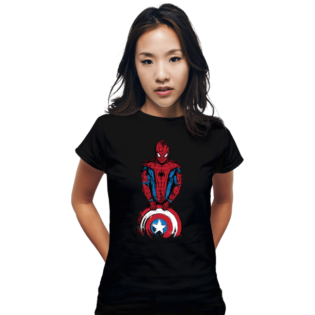 Shirts Fitted Shirts, Woman / Small / Black The Spider Is Coming