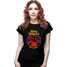 Load image into Gallery viewer, Daily_Deal_Shirts Fitted Shirts, Woman / Small / Black Baby Sith
