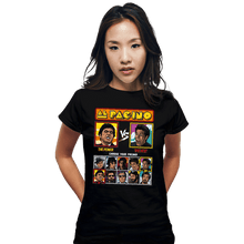 Load image into Gallery viewer, Shirts Fitted Shirts, Woman / Small / Black Pacino Fighter
