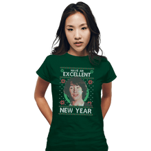 Load image into Gallery viewer, Shirts Fitted Shirts, Woman / Small / Irish Green Excellent New Year
