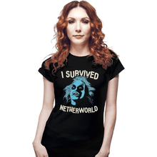 Load image into Gallery viewer, Shirts Fitted Shirts, Woman / Small / Black Netherworld Survivor
