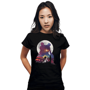 Shirts Fitted Shirts, Woman / Small / Black Usagi