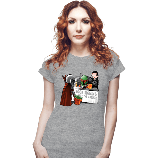 Daily_Deal_Shirts Fitted Shirts, Woman / Small / Sports Grey Book Signing