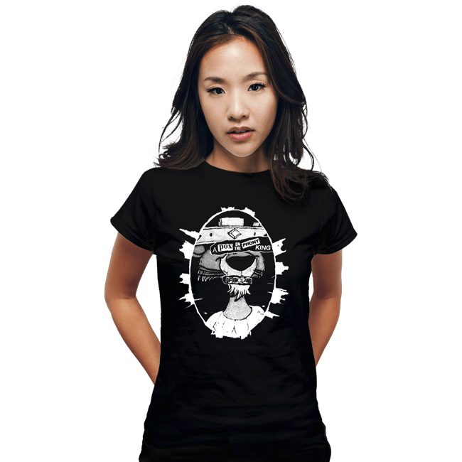 Daily_Deal_Shirts Fitted Shirts, Woman / Small / Black A Pox on the Phony King of England!