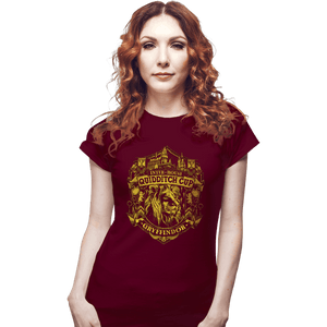 Sold_Out_Shirts Fitted Shirts, Woman / Small / Maroon Team Gryffindor