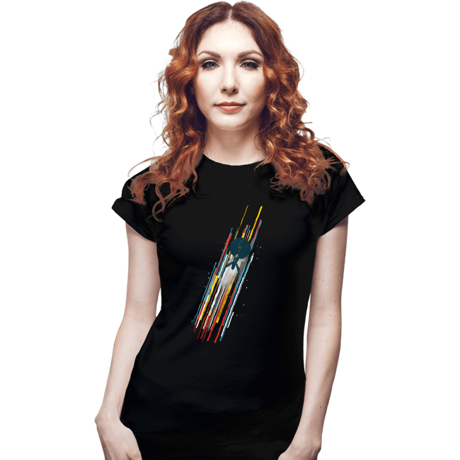 Daily_Deal_Shirts Fitted Shirts, Woman / Small / Black At Warp Speed