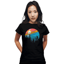 Load image into Gallery viewer, Shirts Fitted Shirts, Woman / Small / Black Galactic Victory
