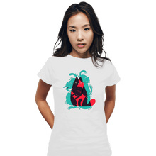 Load image into Gallery viewer, Shirts Fitted Shirts, Woman / Small / White Cat Shapes

