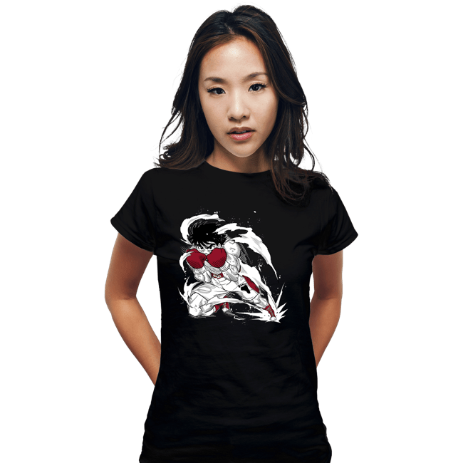 Daily_Deal_Shirts Fitted Shirts, Woman / Small / Black Dashing Champion