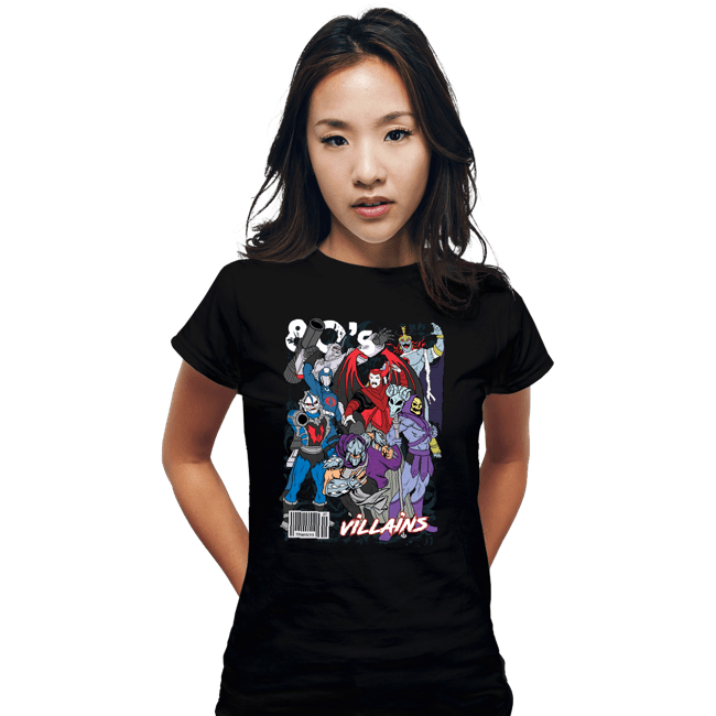 Shirts Fitted Shirts, Woman / Small / Black 80s Evil