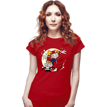 Load image into Gallery viewer, Daily_Deal_Shirts Fitted Shirts, Woman / Small / Red Sailor&#39;s Laboratory
