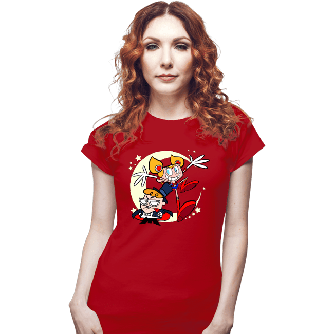 Daily_Deal_Shirts Fitted Shirts, Woman / Small / Red Sailor's Laboratory