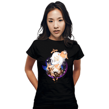 Load image into Gallery viewer, Shirts Fitted Shirts, Woman / Small / Black Cute Companion Paimon
