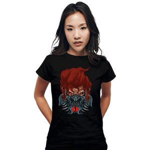 Shirts Fitted Shirts, Woman / Small / Black Lion Ninja