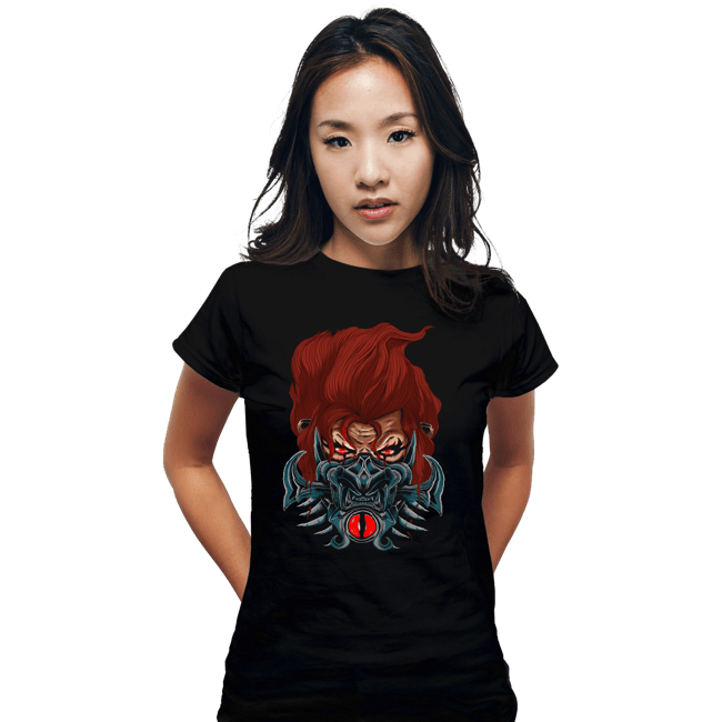 Shirts Fitted Shirts, Woman / Small / Black Lion Ninja