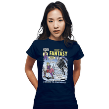 Load image into Gallery viewer, Shirts Fitted Shirts, Woman / Small / Navy Tales Of Fantasy 7
