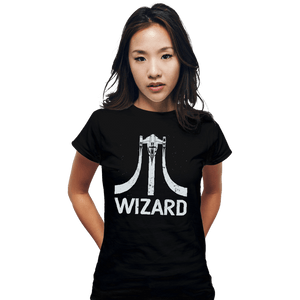 Secret_Shirts Fitted Shirts, Woman / Small / Black Wizard