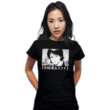 Load image into Gallery viewer, Shirts Fitted Shirts, Woman / Small / Black Enigma
