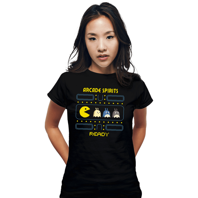 Shirts Fitted Shirts, Woman / Small / Black Natural Arcade Spirits