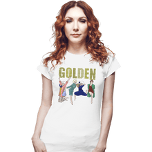 Load image into Gallery viewer, Daily_Deal_Shirts Fitted Shirts, Woman / Small / White Golden
