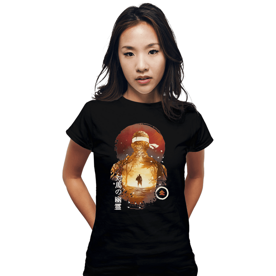 Shirts Fitted Shirts, Woman / Small / Black Sunset Samurai