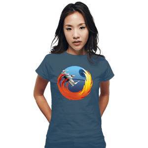 Shirts Fitted Shirts, Woman / Small / Indigo Blue Browsing No Moon