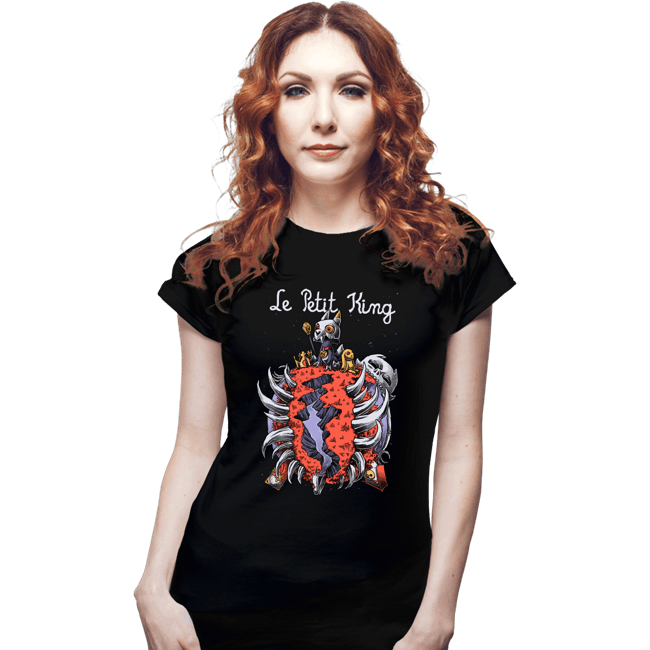 Secret_Shirts Fitted Shirts, Woman / Small / Black Le Petit Owl King