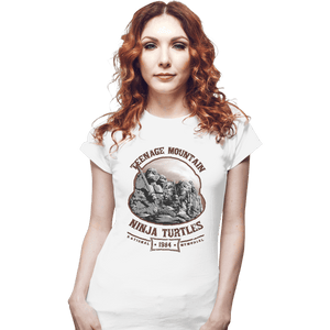 Shirts Fitted Shirts, Woman / Small / White Teenage Mountain