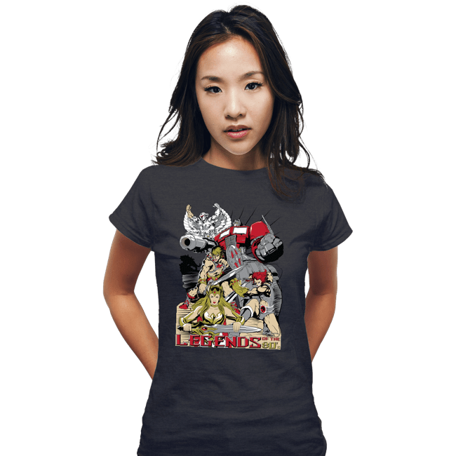 Secret_Shirts Fitted Shirts, Woman / Small / Dark Heather Legends Of The 80s