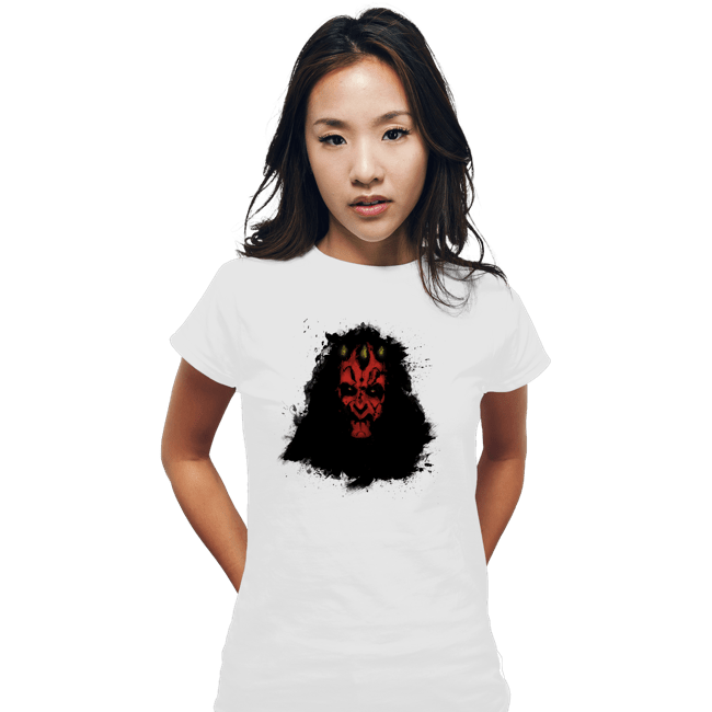 Shirts Fitted Shirts, Woman / Small / White Sith Splatter
