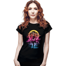 Load image into Gallery viewer, Shirts Fitted Shirts, Woman / Small / Black Venus Storm
