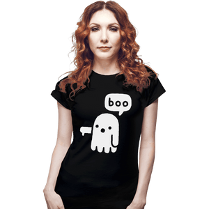 Shirts Fitted Shirts, Woman / Small / Black Ghost Of Disapproval
