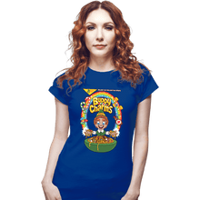Load image into Gallery viewer, Daily_Deal_Shirts Fitted Shirts, Woman / Small / Royal Blue Buddy Charms
