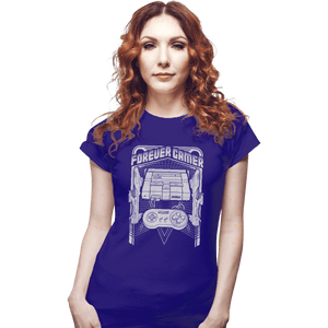Shirts Fitted Shirts, Woman / Small / Violet Forever Gamer