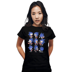 Shirts Fitted Shirts, Woman / Small / Black Hedgehog