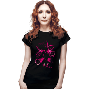 Daily_Deal_Shirts Fitted Shirts, Woman / Small / Black Atom Girl