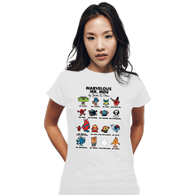 Load image into Gallery viewer, Daily_Deal_Shirts Fitted Shirts, Woman / Small / White Marvelous Mr. Men
