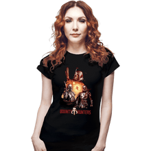Load image into Gallery viewer, Shirts Fitted Shirts, Woman / Small / Black Bounty Hunters

